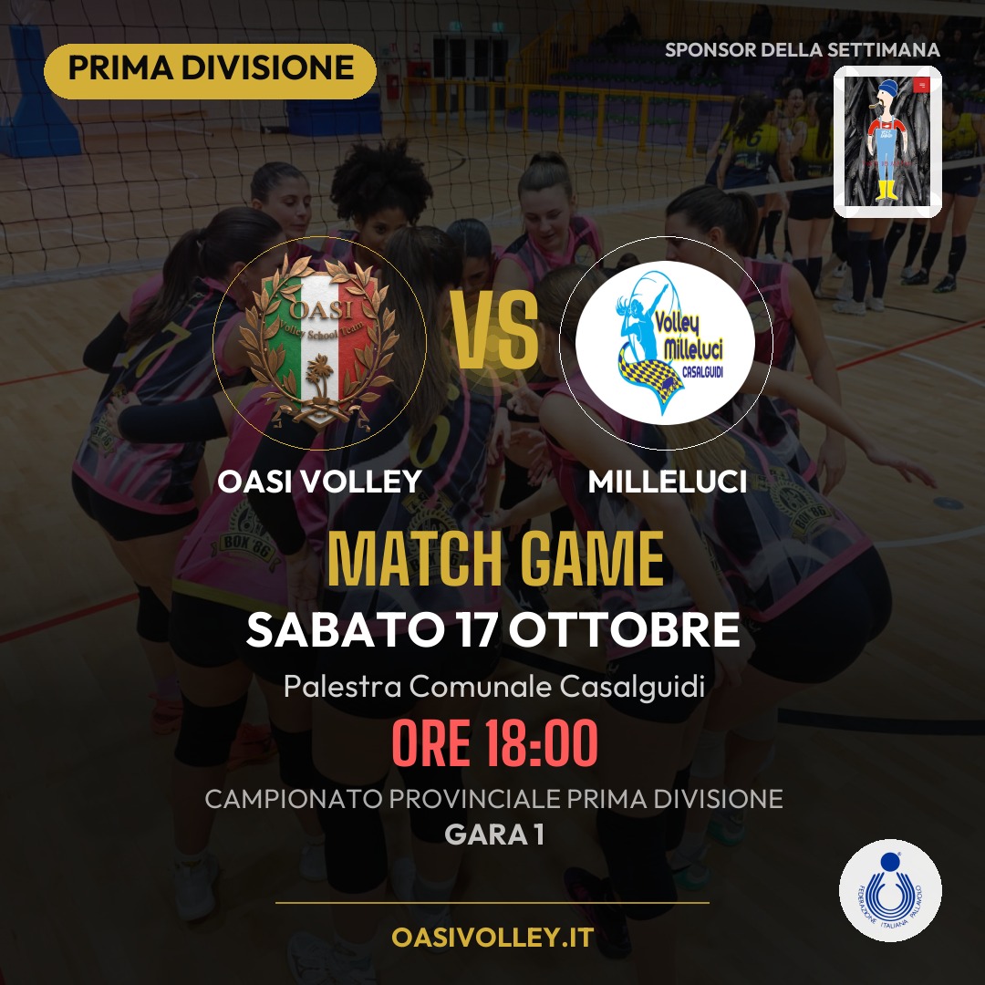 Prima Divisione - Oasi vs Milleluci