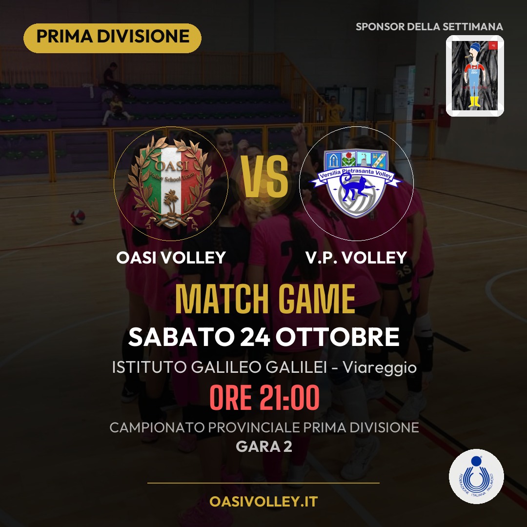 Prima Divisione - Oasi vs V.P. Volley